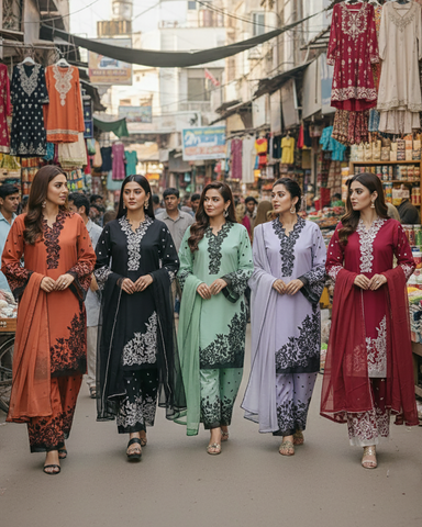 Designer Three Piece | Embroidered - Sumbal | Premium Khaddar