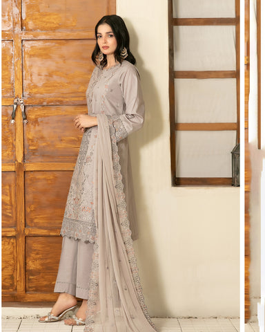 Three Piece Formals | Embroidered - Zarla - Eid Special | Premium Lawn