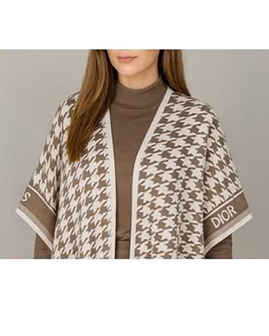 Western Cape Shawl Co-ord Set | Designer "Dior" | Imported Wool