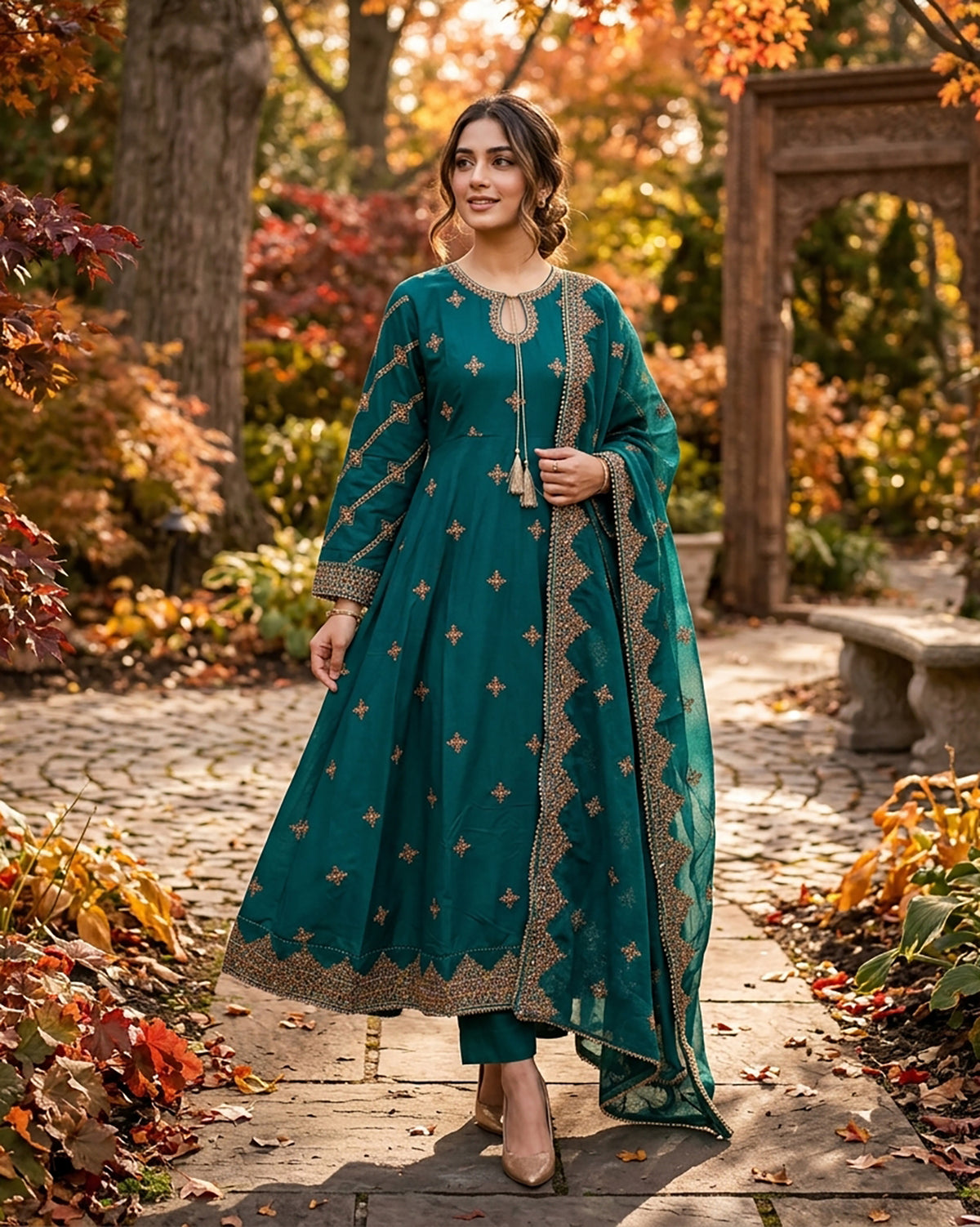 Gulcheen - Embroidered - Premium Winter Cotton
