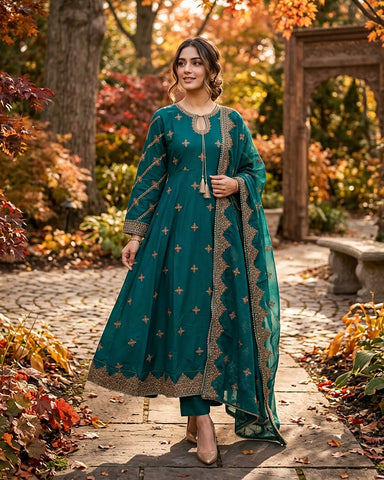Gulcheen - Embroidered - Premium Winter Cotton