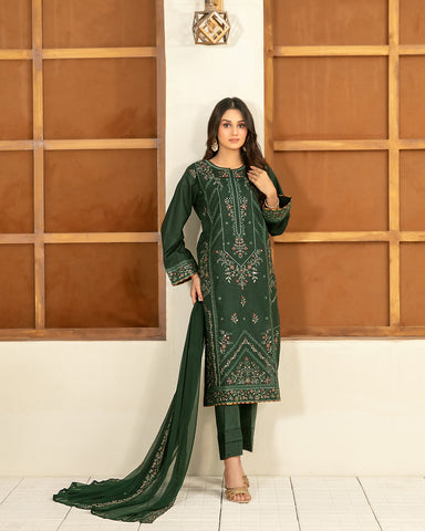 Three Piece Formals | Embroidered - Zarla - Eid Special | Premium Lawn