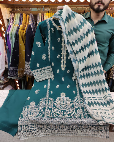 Designer Three Piece | Lyla Handwork - Eid Special | Summer Lawn