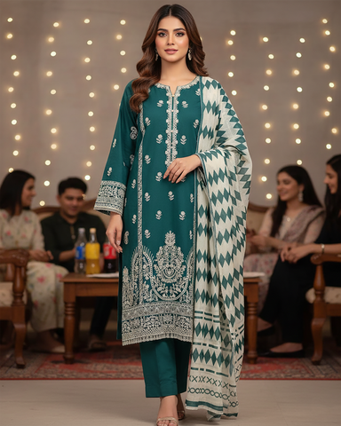 Designer Three Piece | Lyla Handwork - Eid Special | Summer Lawn