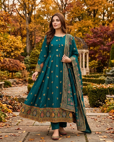 Dur E Nayyab - Embroidered - Premium Winter Cotton