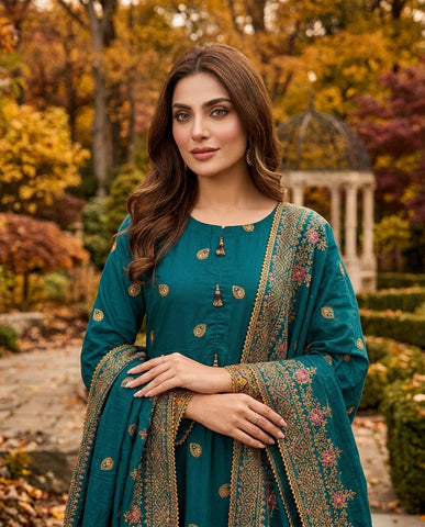 Dur E Nayyab - Embroidered - Premium Winter Cotton