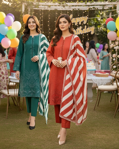 Designer Three Piece | Shahzadi | Premium Winter Cotton / Winter Khaddar