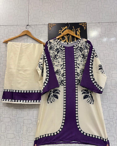 CoOrds Two Piece | Digital Printed | Crepe Silk