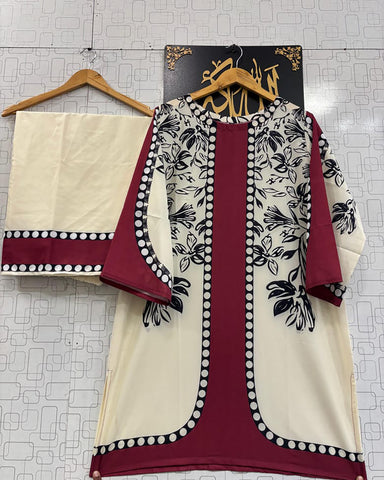 CoOrds Two Piece | Digital Printed | Crepe Silk