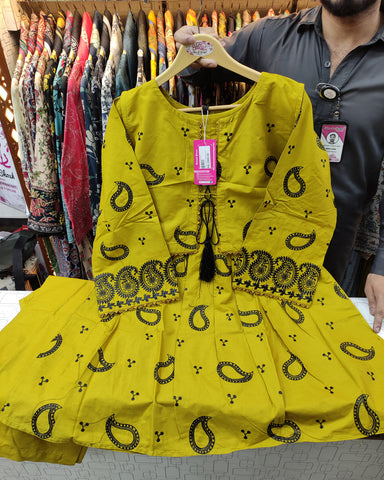 Designer Two Piece | Jacket-Frock | Bindi | Winter