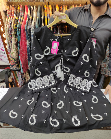 Designer Two Piece | Jacket-Frock | Bindi | Winter