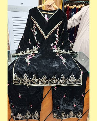 Makhmal-E-Shahi - Embroidered - Premium Velvet Micro 9000