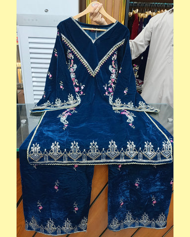 Makhmal-E-Shahi - Embroidered - Premium Velvet Micro 9000