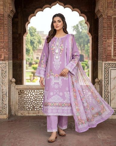 Marwa - Embroidered - Premium Winter Cotton