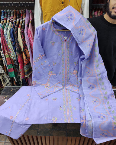 Three Piece Formals | Embroidered - BIllo - Eid Special | Premium Lawn