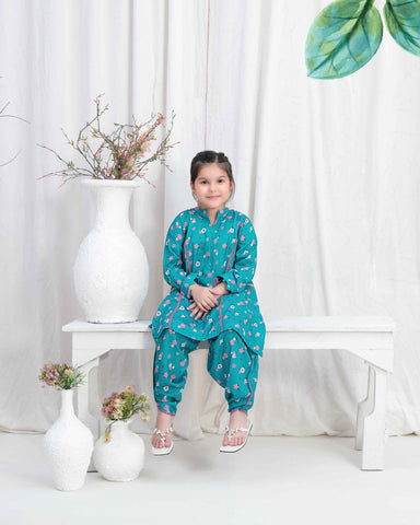 Kids Two Pieces | Digital Printed Designer Pret | Swiss