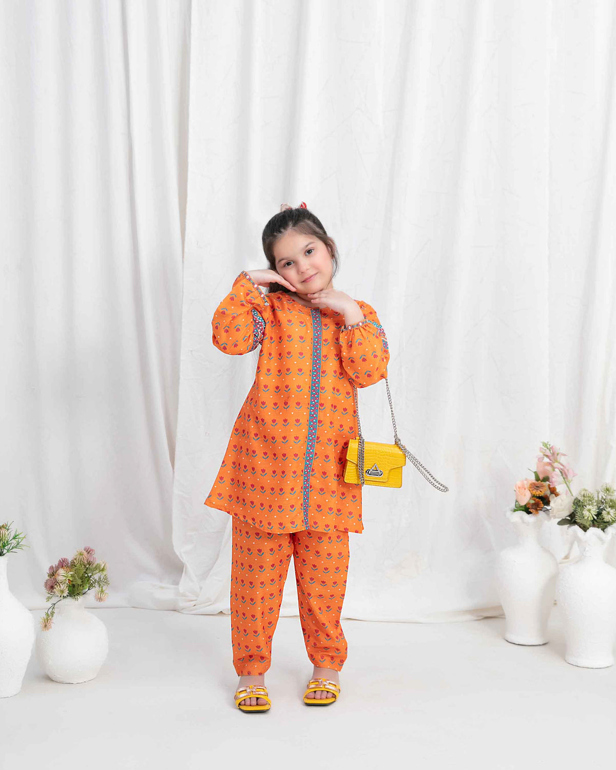 Kids Two Pieces | Digital Printed Designer Pret | Swiss