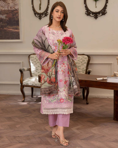 Designer Three Piece | Maahi-III | Exquisite Luxury Lawn