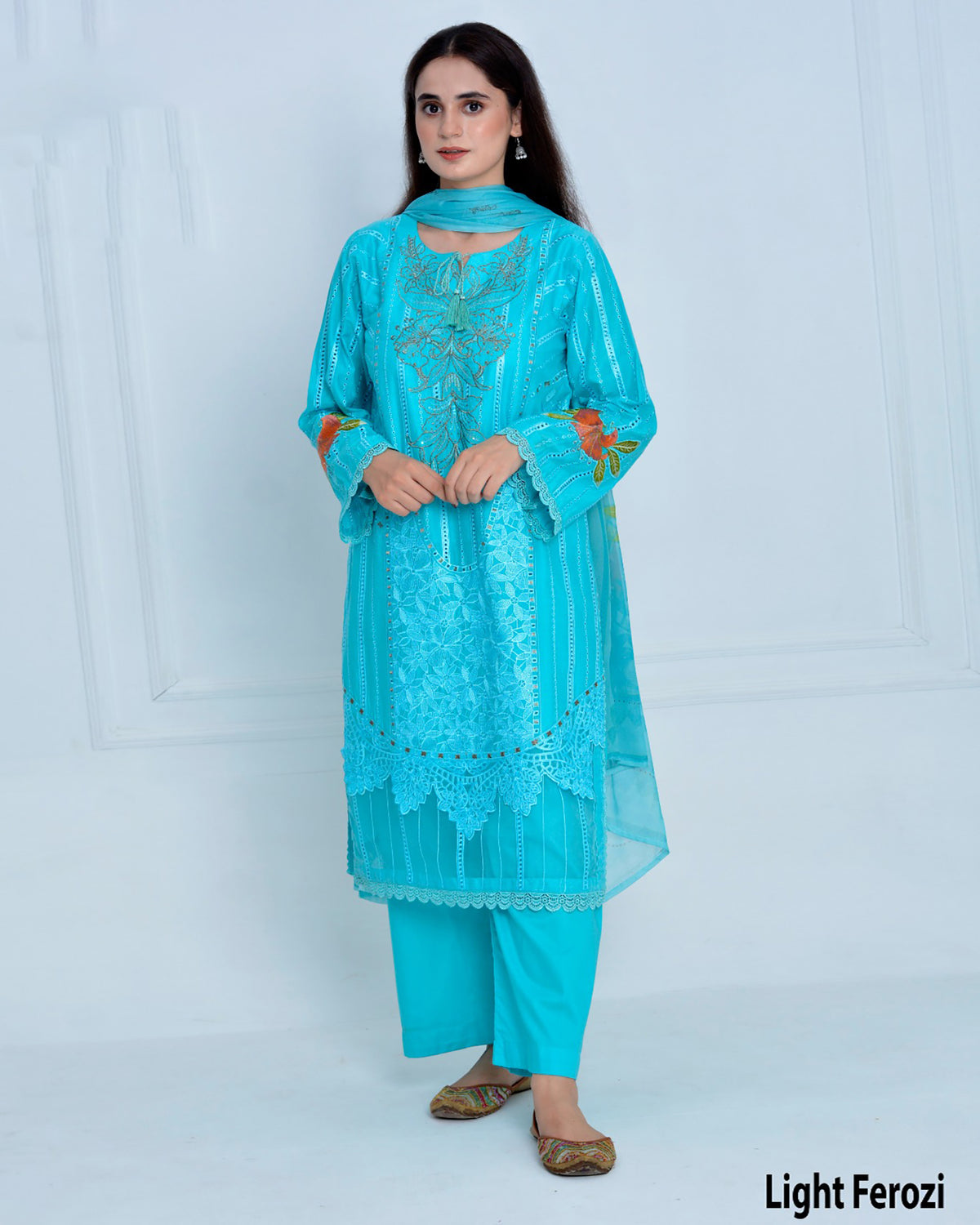 Designer Three Piece | Mah Para | Exquisite Luxury Lawn