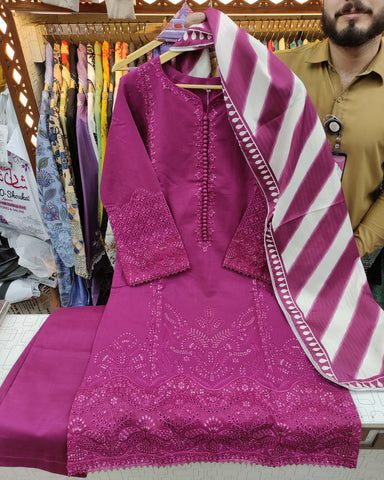 Designer Three Piece | Shahzadi | Premium Winter Cotton / Winter Khaddar