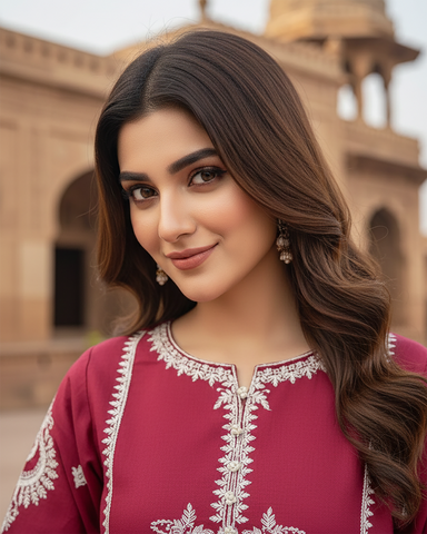 Three Piece Formals | Embroidered - Khumaar - Eid Special | Premium Cotton Lawn