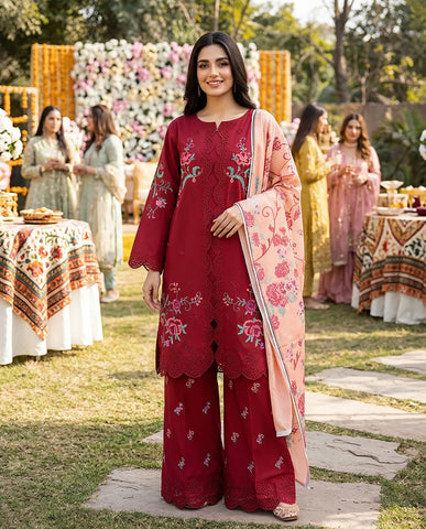 Mehrbano - Embroidered - Winter Cotton