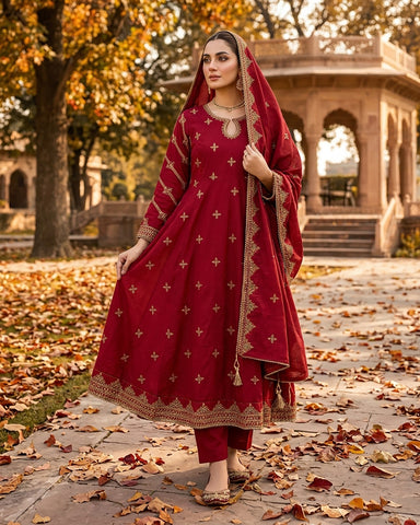 Gulcheen - Embroidered - Premium Winter Cotton