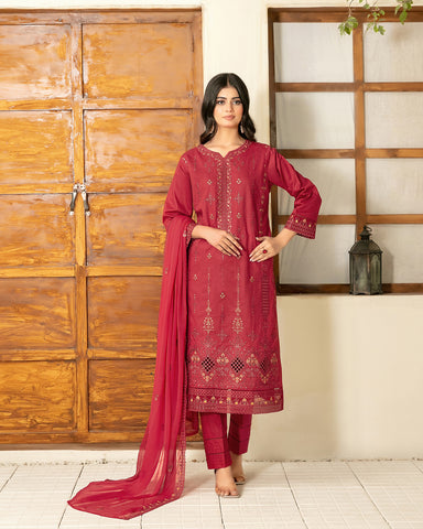 Three Piece Formals | Embroidered - Zarla - Eid Special | Premium Lawn