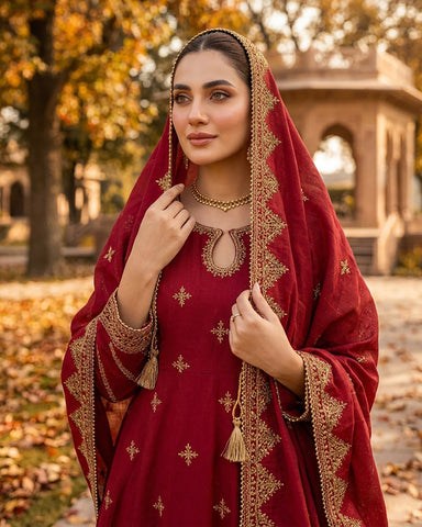 Gulcheen - Embroidered - Premium Winter Cotton