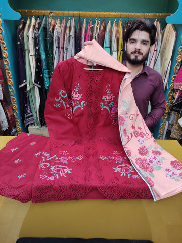 Mehrbano - Embroidered - Winter Cotton
