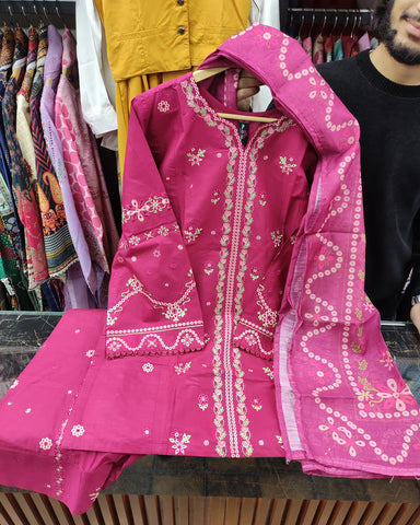 Three Piece Formals | Embroidered - BIllo - Eid Special | Premium Lawn