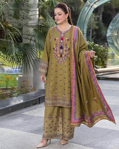 Sohni Heer - Embroidered - Premium Dhanak