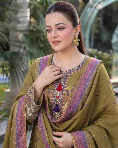 Sohni Heer - Embroidered - Premium Dhanak