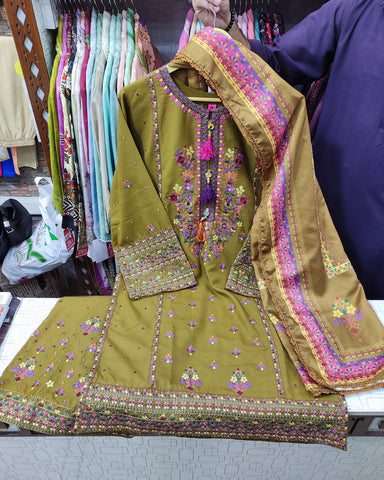 Sohni Heer - Embroidered - Premium Dhanak