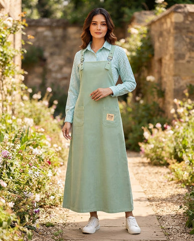 Pinafore - Casual -  Premium Blended Cotton