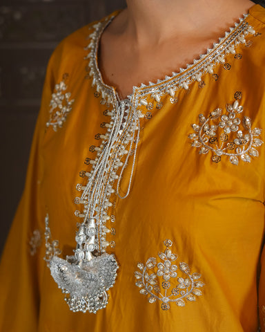 Designer Three Piece | Embroidered Handwork - Sakura | Summer Lawn