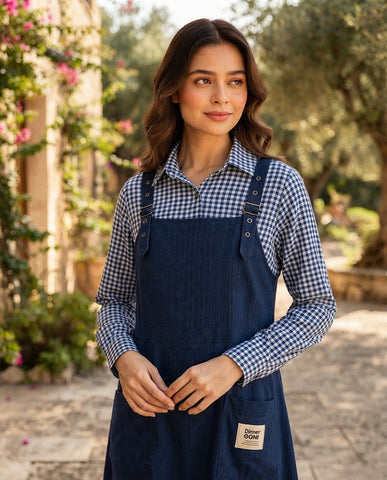Pinafore - Casual -  Premium Blended Cotton