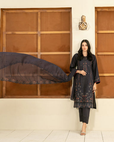 Three Piece Formals | Embroidered - Zarla - Eid Special | Premium Lawn