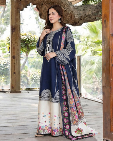 Sohni Kuri - Embroidered - Premium Dhanak