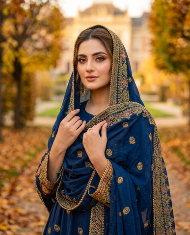 Dur E Nayyab - Embroidered - Premium Winter Cotton