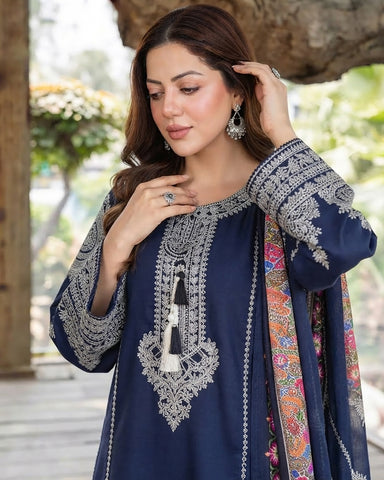 Sohni Kuri - Embroidered - Premium Dhanak