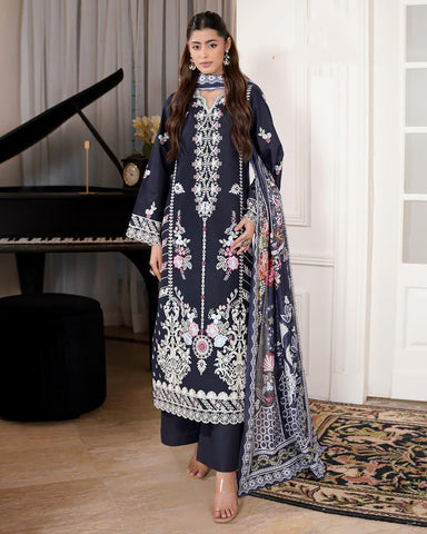 Sarmaya - Embroidered - Premium Corduroy Khaddar