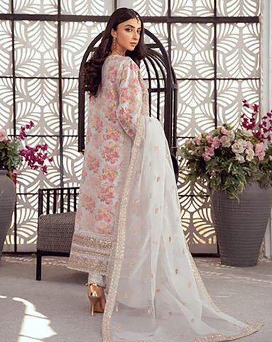 Three Piece Formals | Festive Embroidered - Seraphina | Premium Organza