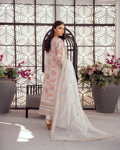 Three Piece Formals | Festive Embroidered - Seraphina | Premium Organza