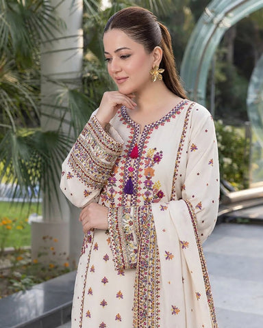 Sohni Heer - Embroidered - Premium Dhanak