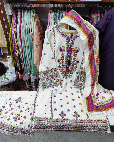 Sohni Heer - Embroidered - Premium Dhanak