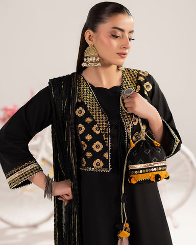 Three Piece Formals | Embroidered - Phulkaari - Eid Special | Premium Lawn