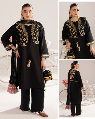 Three Piece Formals | Embroidered - Phulkaari - Eid Special | Premium Lawn