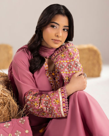 Three Piece Formals | Embroidered - Phulkaari - Eid Special | Premium Lawn