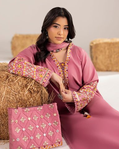Three Piece Formals | Embroidered - Phulkaari - Eid Special | Premium Lawn